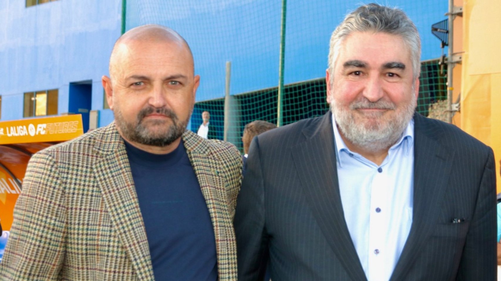 Consejero de Turismo del Cabildo de Gran Canaria, Carlos Álamo y el presidente del Consejo Superior de Deportes, José Manuel Rodríguez Uribes