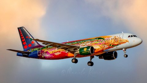 Aviones que llegan a Gran Canaria