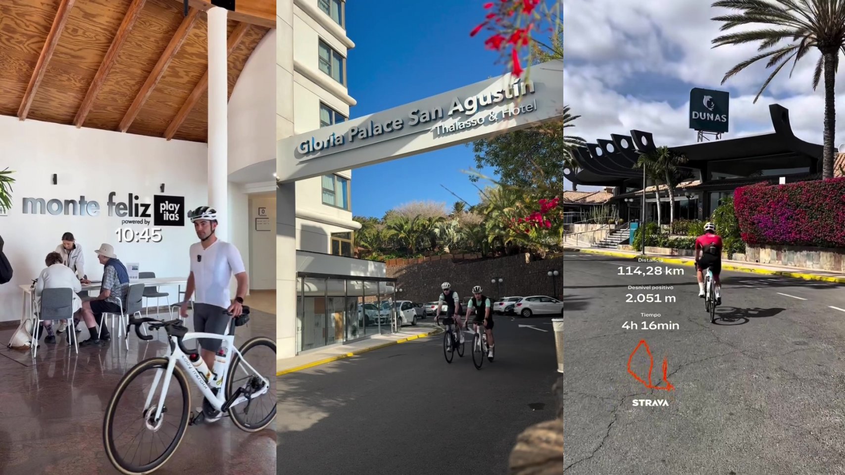 El triatleta Paco Ruiz disfruta de una experiencia deportiva en Gran Canaria