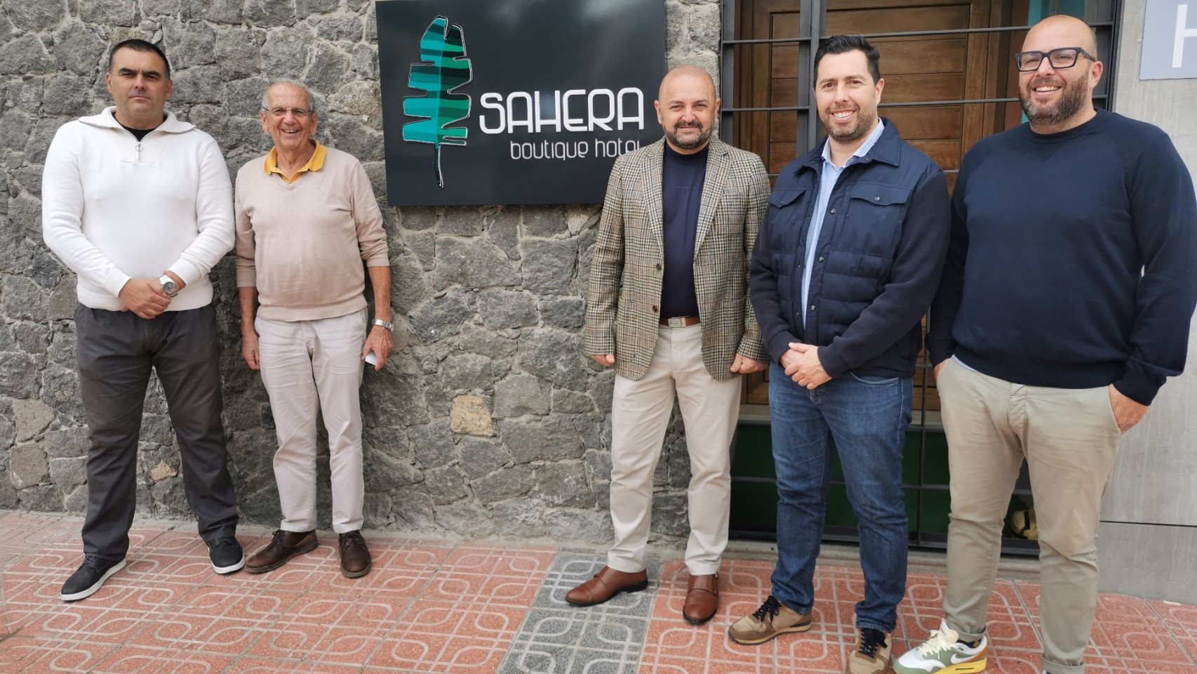 Héctor León, Juan Sánchez, Carlos Álamo, Alejandro Ramos y Norberto Medina