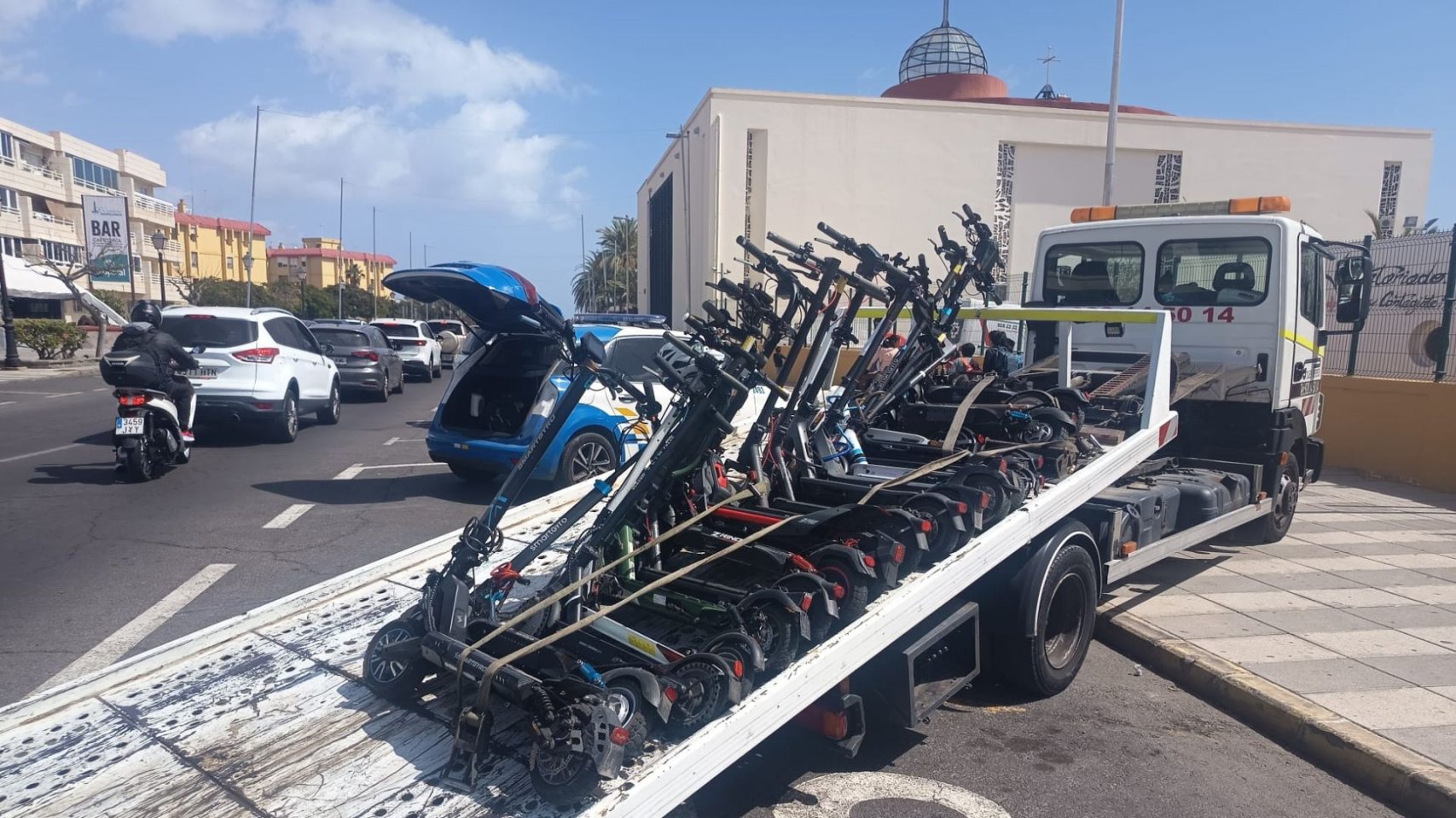 San Bartolomé de Tirajana refuerza los controles sobre patinetes eléctricos ante el aumento de infracciones y accidentes