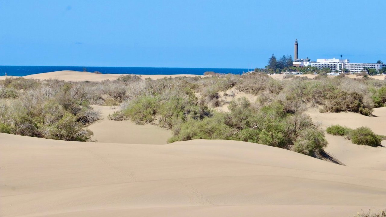 Panorámica de Las Dunas de Maspalomas