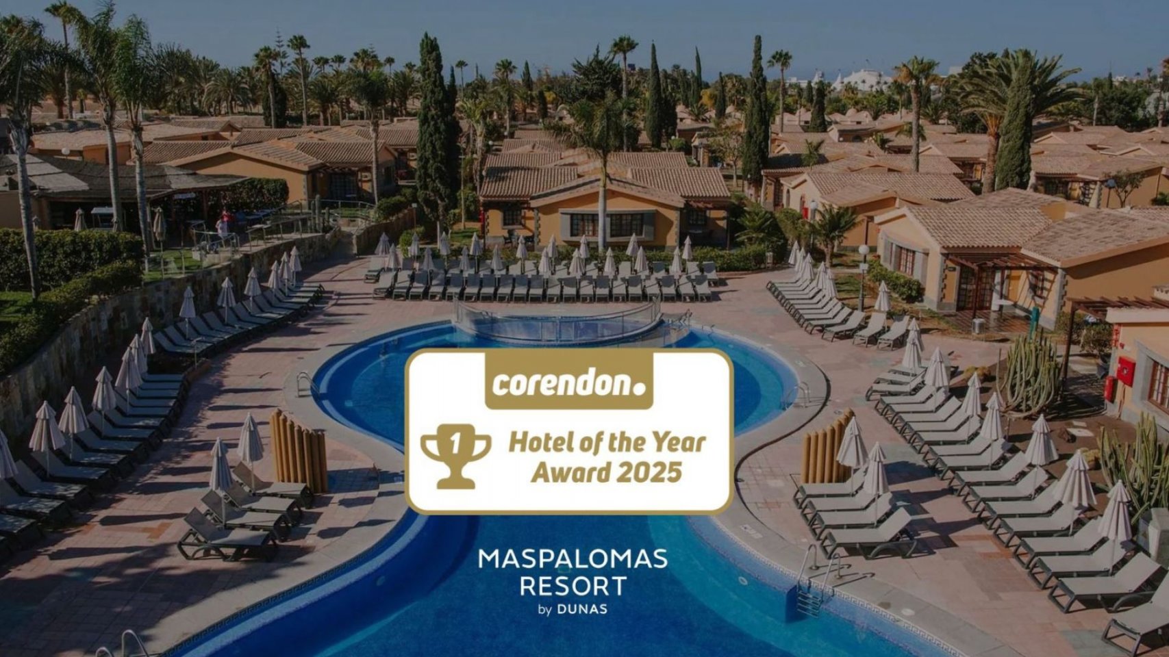 Maspalomas Resort by Dunas, elegido “Hotel del Año 2025” por Corendon