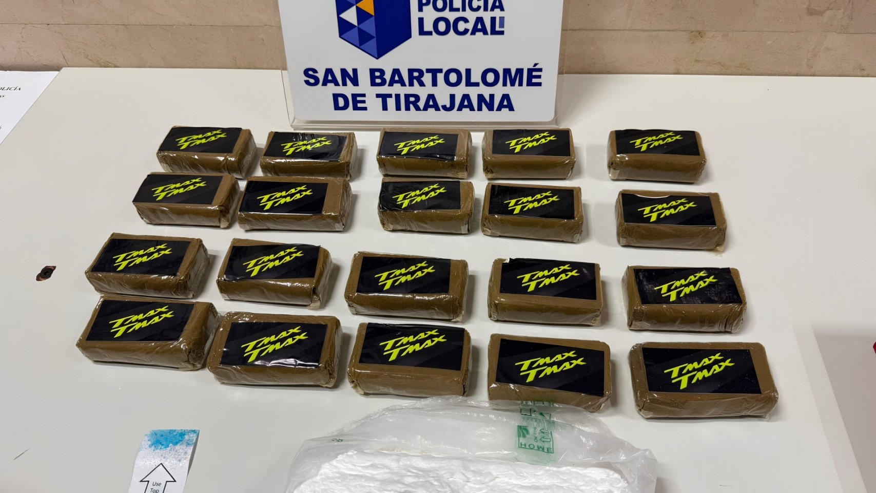 Detenido en Maspalomas un hombre con casi dos kilos de droga tras una persecución policial