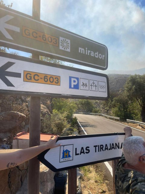 Incendio en El Sequero - Tunte