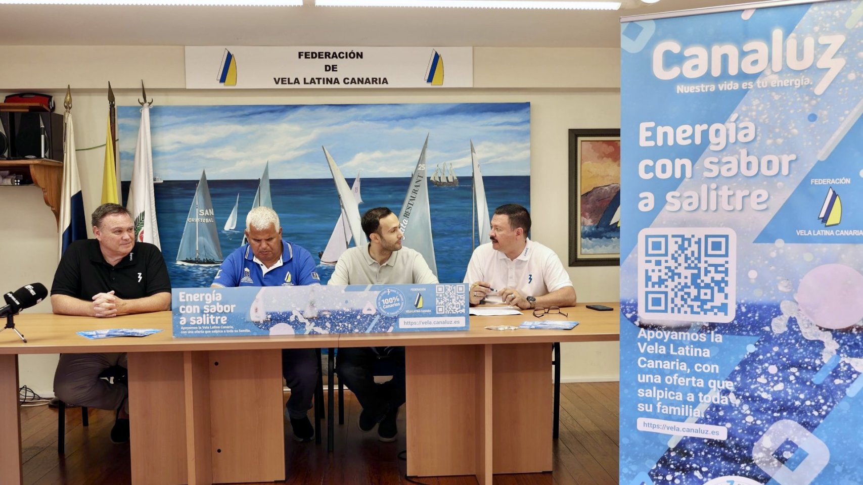 Canaluz y la Federación de Vela Latina Canaria de Botes presentan ‘Energía que sabe a salitre’, la primera oferta energética exclusiva para el sector náutico de Canarias y de origen 100% renovable certificada