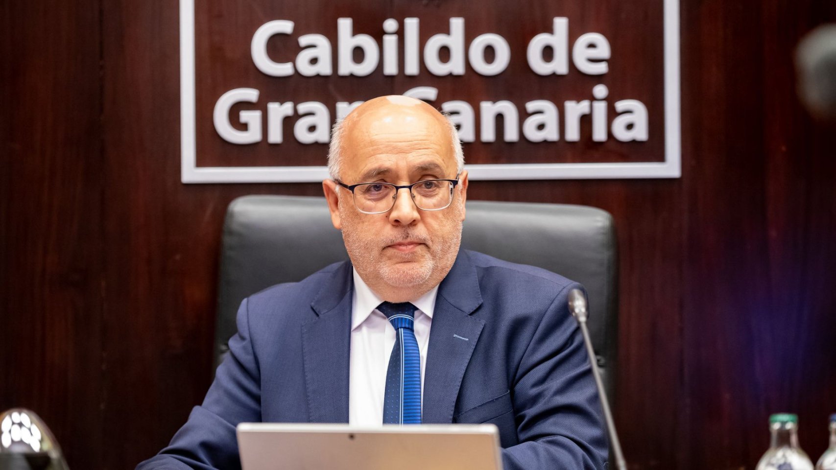 Antonio Morales Méndez,  Presidente del Cabildo de Gran Canaria