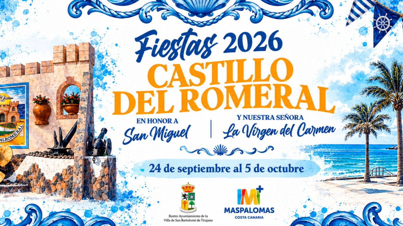 Castillo del Romeral celebra sus fiestas con un programa que rinde homenaje a sus pescadores y a su identidad marinera