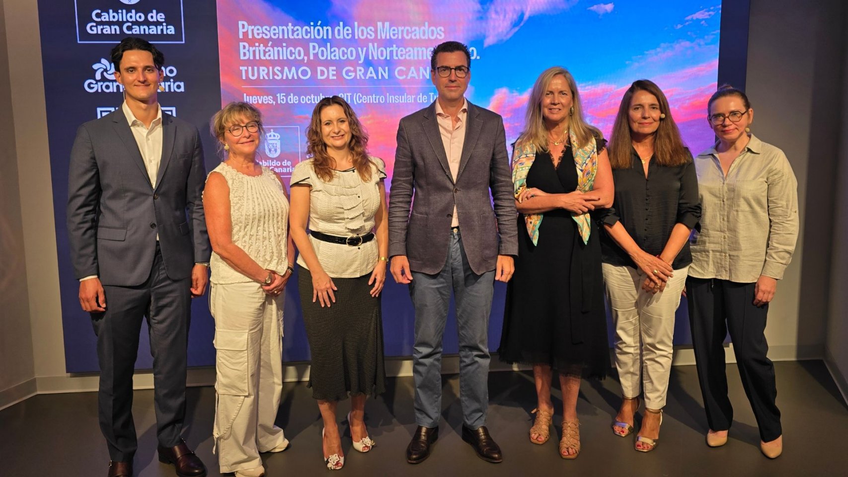 Foto: de izquierda a derecha: Pedro P&eacute;rez, Juana Rosa Alem&aacute;n, Katerina Bomshtein, Pablo Llinares, Pino L&eacute;on, Mary F&eacute; De Le&oacute;n y Magdalena Adamczyk.