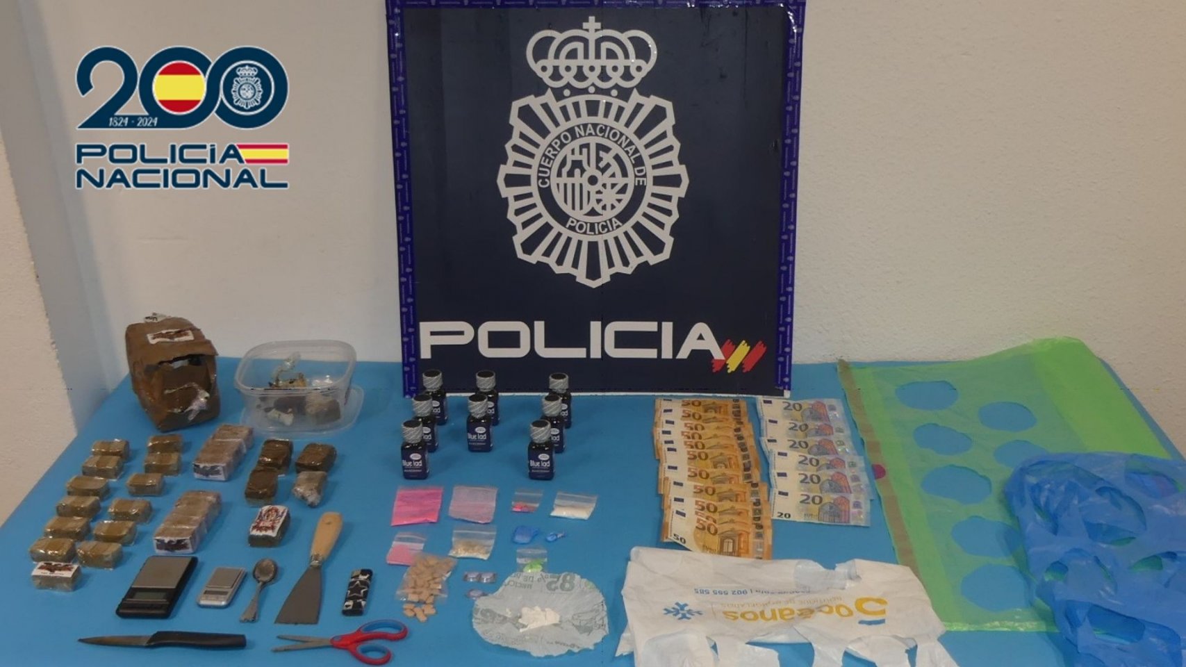 Desmantelado un punto de almacenamiento y distribución de drogas al menudeo en Playa del Inglés
