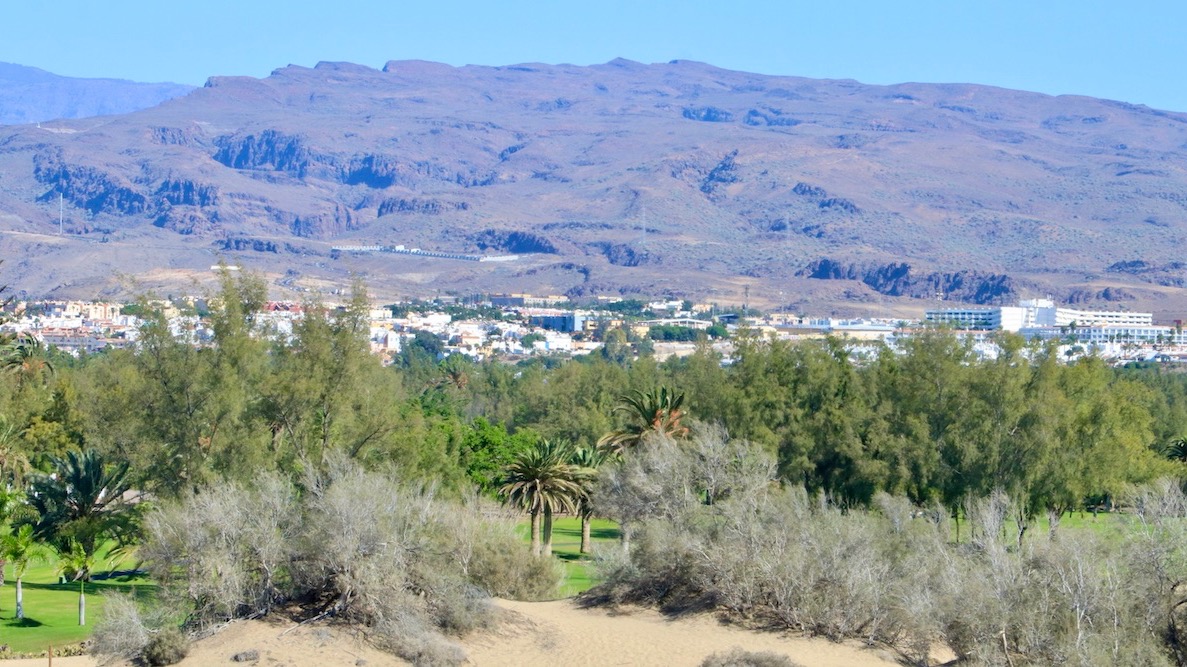 Panorámica de San Fernando de Maspalomas