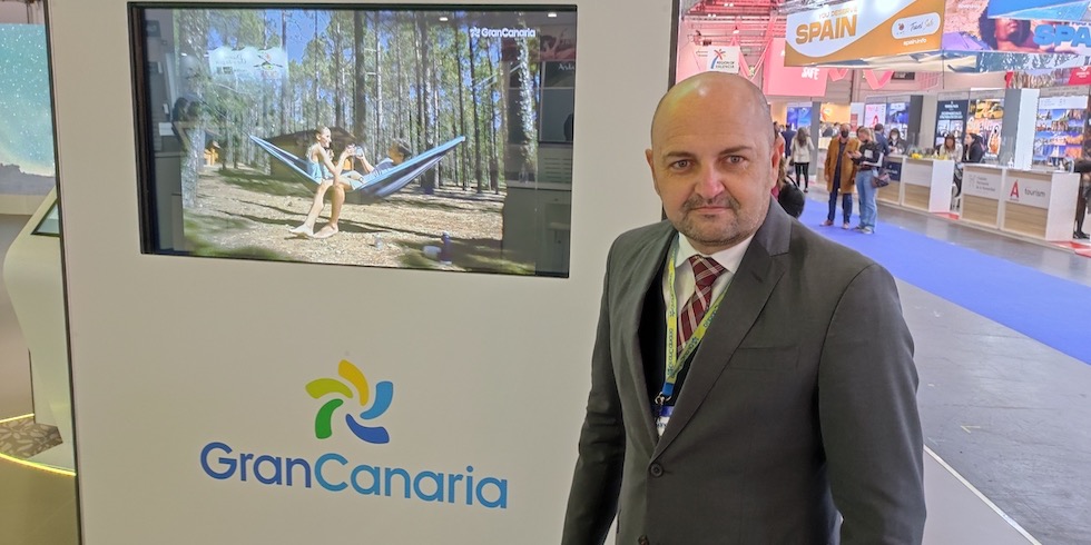 Carlos Álamo, consejero de turismo del Cabildo de Gran Canaria