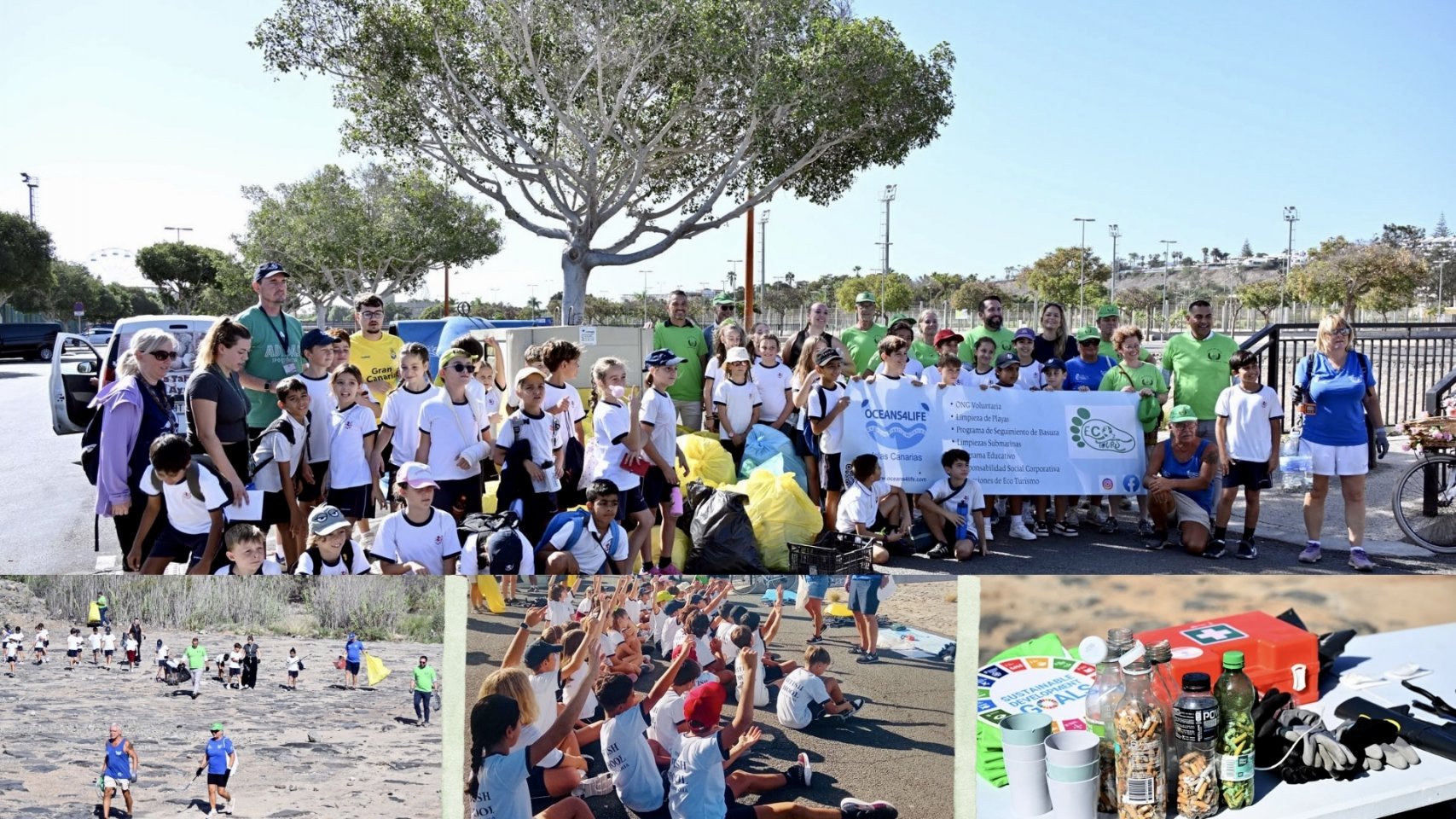 Voluntariado ambiental retira 100 kilos de residuos del Barranco de Maspalomas